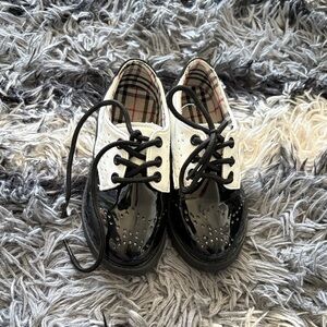 Stylish Black and White Kids Shoes